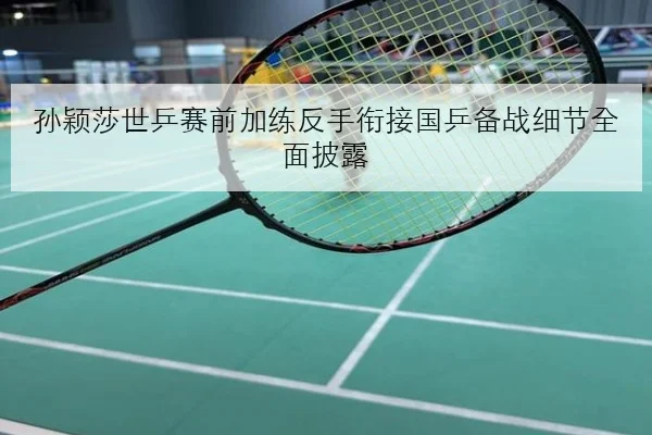 孙颖莎世乒赛前加练反手衔接国乒备战细节全面披露